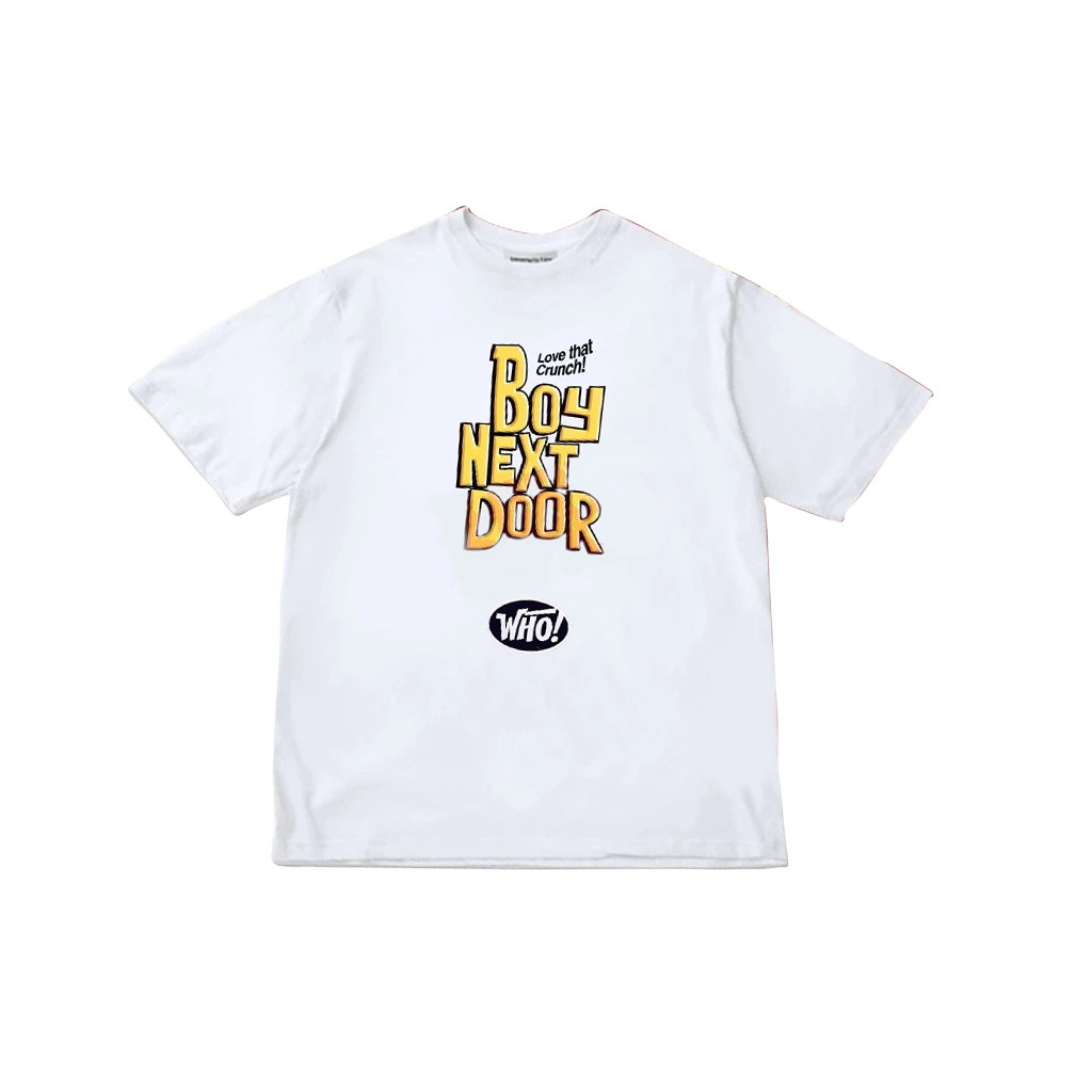 Hot เสื้อยืด BOYNEXTDOOR ผ้าคอตตอน  ลายสวย ผ้าดี สวมใส่สบาย เสื้อยืด unisex SIZE S-5XL #BND043