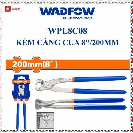 WADFOW TOOLSคีมปู 8 ", 9 , 10 , 12 , WPL8C08 , WPL8C09 , WPL8C10 , WPL8C12