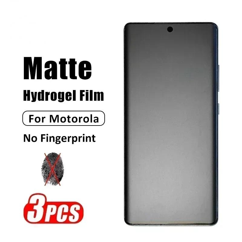 3PCS 4Dเต็มรูปแบบHD Matte Screen ProtectorสําหรับMoto Edge 50 40 30 20 5G UW Ultra Pro Neo Fusion Li