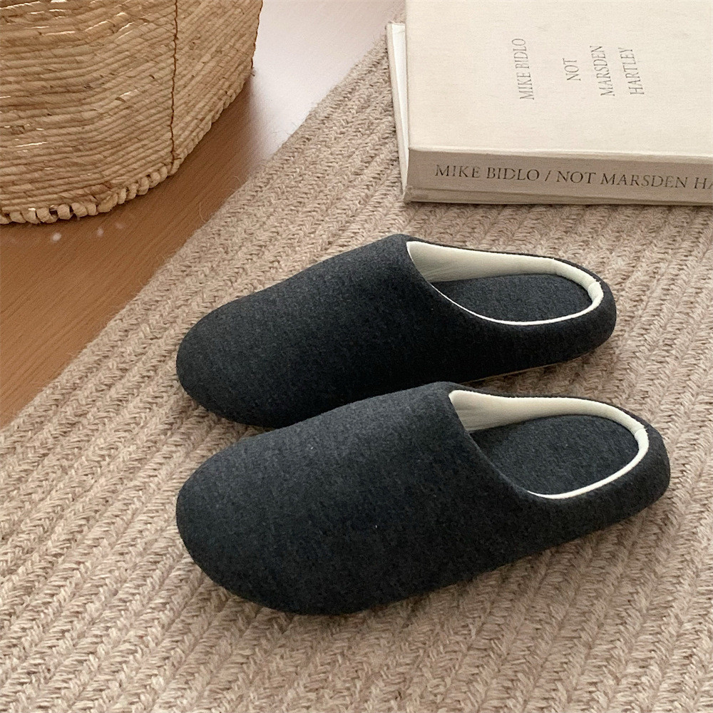 Xitiao Simple Silent Soft Sole รองเท้าผู้ชายผู้หญิงคู่ Four Seasons Universal Home