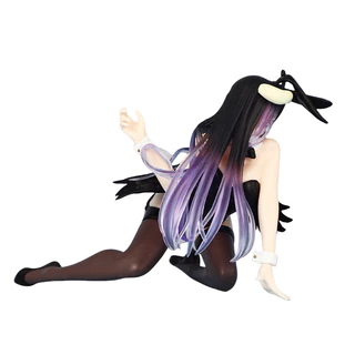 ฟิกเกอร์อนิเมะนเรศวรเดสก์ท็อปขนาด 10 ซม. Albedo Bunny Ver. คอลเลกชันรูปการกระทําพีวีซีรุ่นผู้ใหญ่ของเล่นแฟนเพื่อนของขวัญวันเกิด
