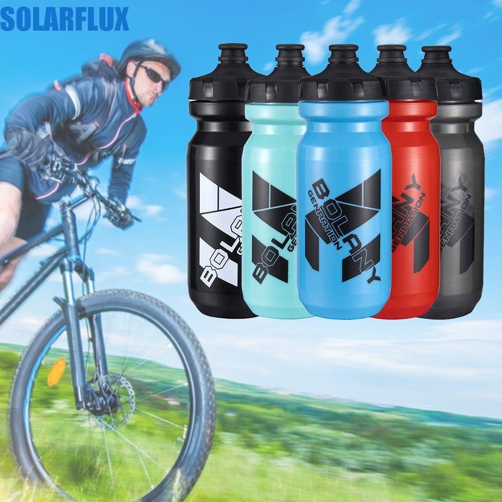 Solarflux ขวดน้ําปั่นจักรยานบีบจักรยานเสือภูเขา PP5 กีฬากลางแจ้งกันฝุ่นขวดน้ําจักรยานรั่ว