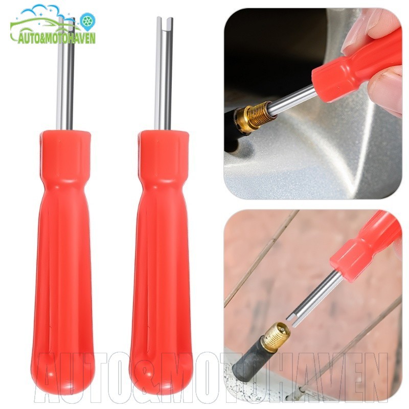 ที่จับ Slotted จักรยาน - ประแจแกนวาล์ว Tyre รถมอเตอร์ไซด์ - ไขควงแกนก้านล้อรถ - อุปกรณ์ซ่อมยานพาหนะ