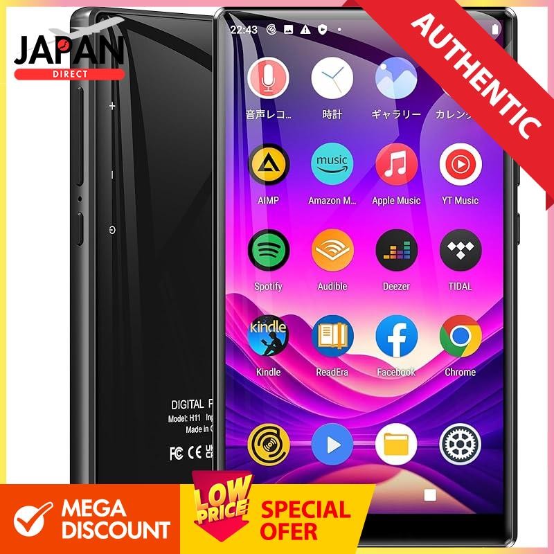 MECHEN 5-inch MP3 Player with 64GB TF Card Android 9.0 Music Player WIFI Bluetooth 3GB+16GB Built-in