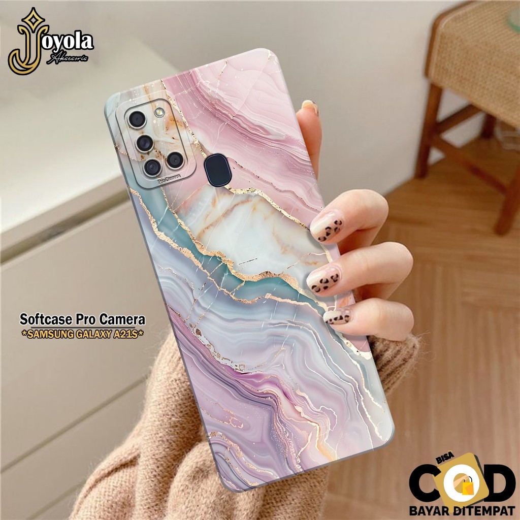HP JOYOLA เคสทนสิ่งสกปรก Samsung Galaxy A21S - เคสแฟชั่นนามธรรม - เคส Samsung Galaxy A21S Softcase -