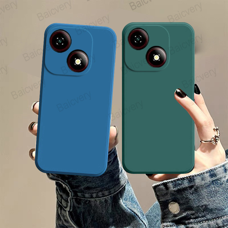 สําหรับ ZTE Blade A35E Candy Color Shock Proof TPU Soft Silicon Full ฝาครอบป้องกัน