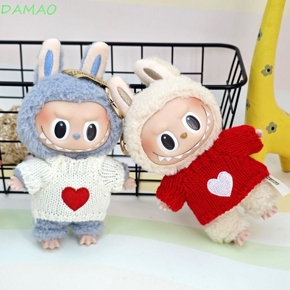 Damao เสื้อผ้าตุ๊กตาลาบูบู แบบนิ่ม แฮนด์เมด อุปกรณ์เสริม สําหรับเด็กผู้หญิง