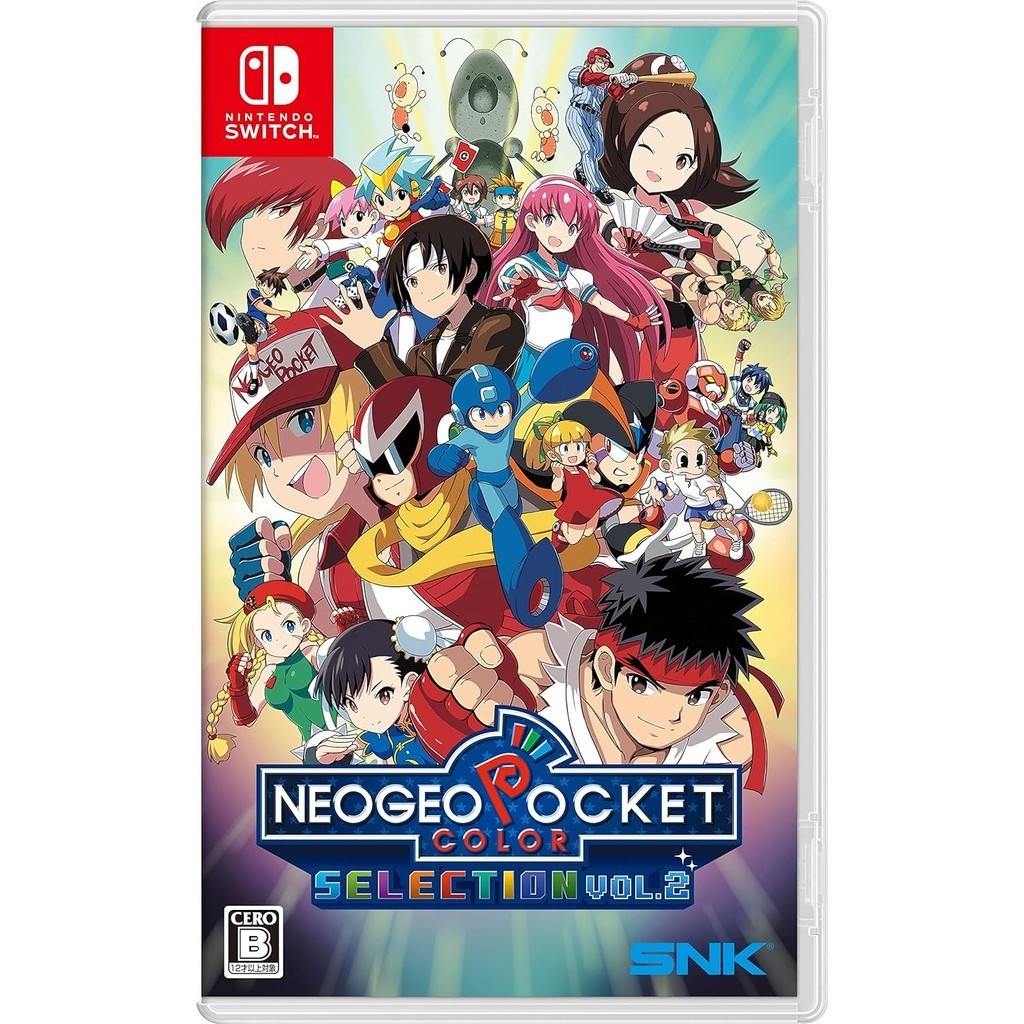 แผ่นเกม Nintendo Switch 🎮 NeoGeo Pocket Color Selection Vol.2 | แท้มือ1 🆕 | Zone2 JP (เปลี่ยนภาษา Engได้) | พร้อมส่ง 🚚