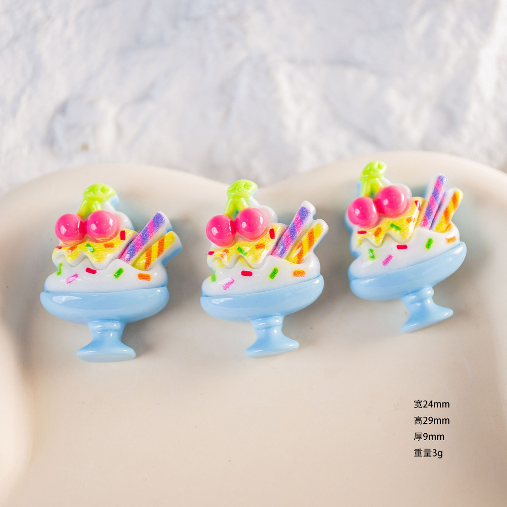 [3 #] สติกเกอร์เรซิ่น รูปถ้วยน้ํา อุปกรณ์เสริม สําหรับทําเครื่องประดับ กิ๊บติดผม รองเท้า diy ZQ - รูปที่ 5