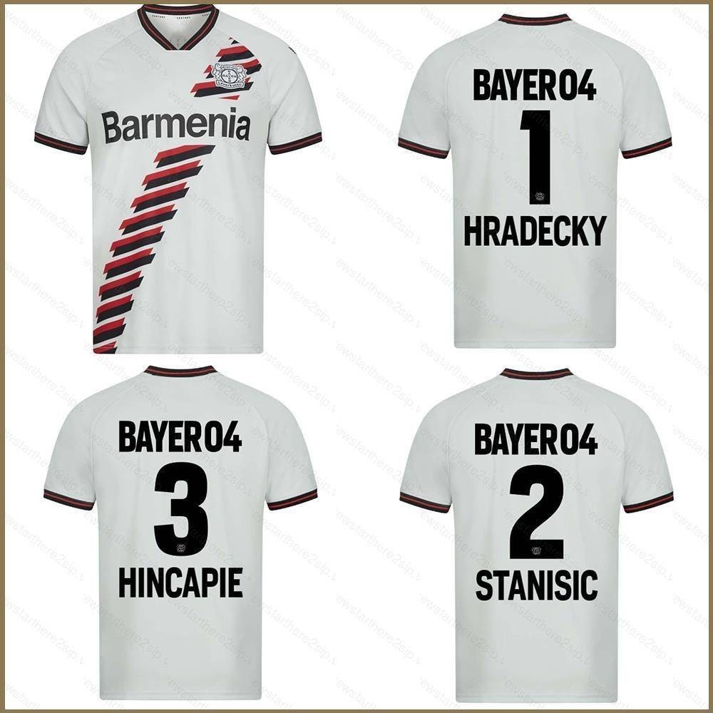 Qy 2023-2024 Bundesliga Bayer 04 Leverkusen Hradecky Stanisic Hincapie เสื้อยืด พลัสไซซ์ สําหรับเด็ก และผู้ใหญ่