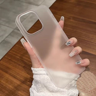 เคสโทรศัพท์มือถืออะคริลิคใส แบบแข็ง เคสไอโฟน กันกระแทก ปิดด้านหลัง สําหรับ iPhone17 ProMax 11 16 12pro 13Pro Max