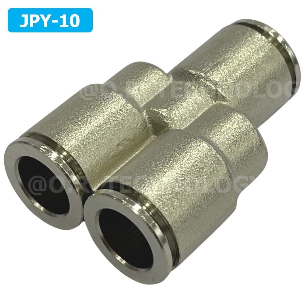 JPY ข้อต่อลมสแตนเลส 3ทาง ตัวY STAINLESS 3 Way Y Equal Union Fitting Air Connector JPY-4/6/8/10/12/14/16 ข้อต่อลม 3ทาง