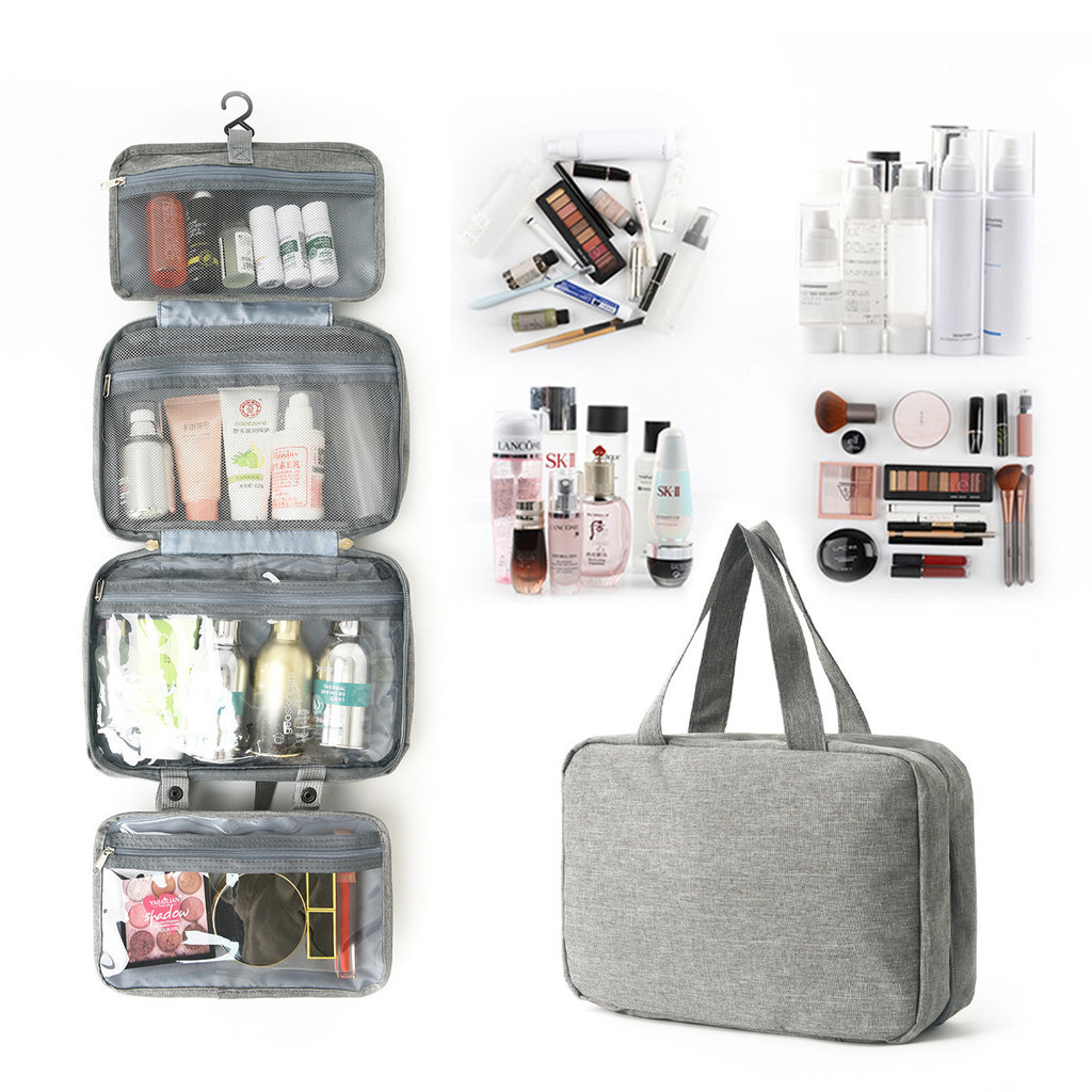 SENSES// Dry Wet Separation Multi-Color Hanging Storage Toiletries Portable Toiletry Bag Cosmetic Ba