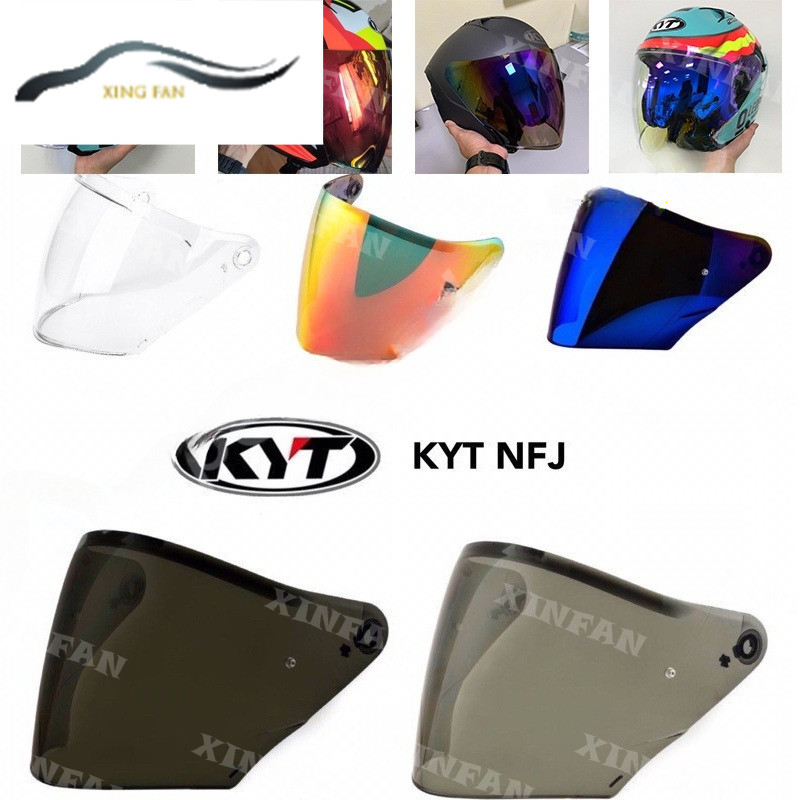 พร้อมส่ง! หมวกกันน็อครถจักรยานยนต์ KYT NFJ เลนส์กระจก