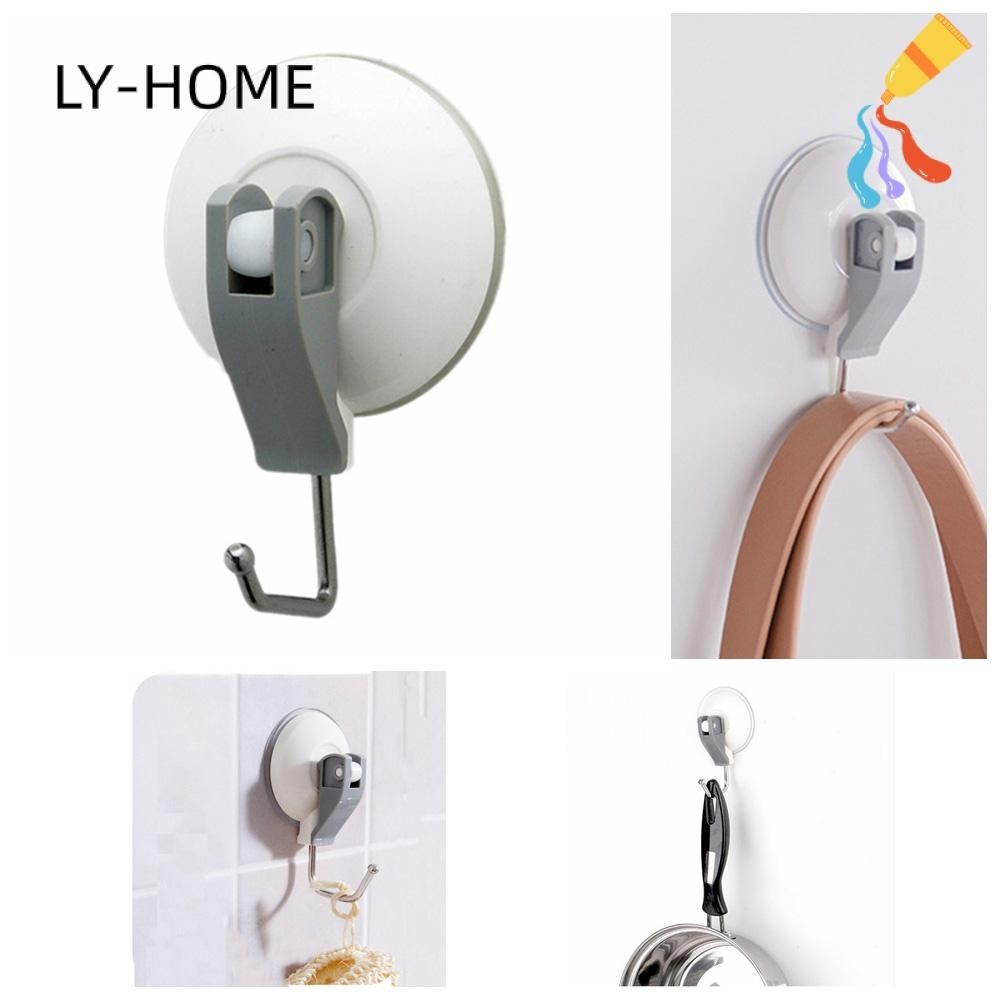 LY 2 kg Max Payload Kitchen Powerful Suction Household Heavy Duty A Vacuum Cup Hooks Home Hook Wall Adsorption Trace Removable Bathroom Strong Towel Hanger