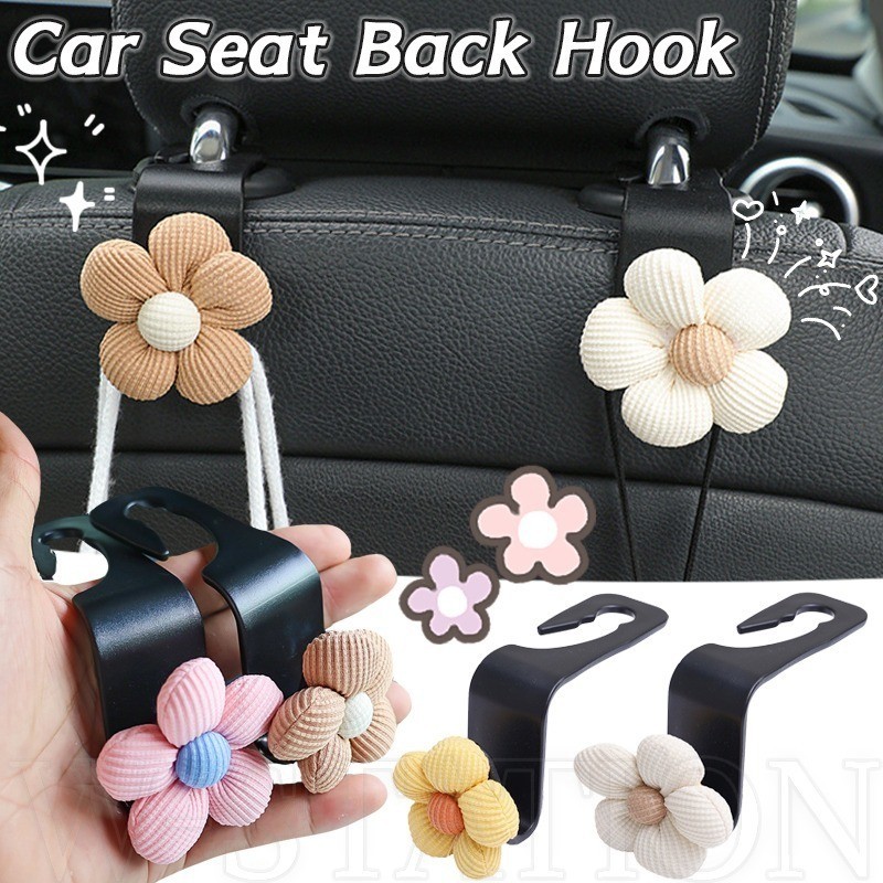 ตะขอหลังเบาะรถยนต์รูปดอกไม้น่ารัก ​-รถพนักพิงพนักพิงศีรษะการจัดเก็บข้อมูลผู้ถือ ​-สําหรับกระเป๋าถือเสื้อผ้าของกระจุกกระจิก ​- ตะขอตกแต่งมัลติฟังก์ชั่น ​-อุปกรณ์ตกแต่งภายในอัตโนมัติ