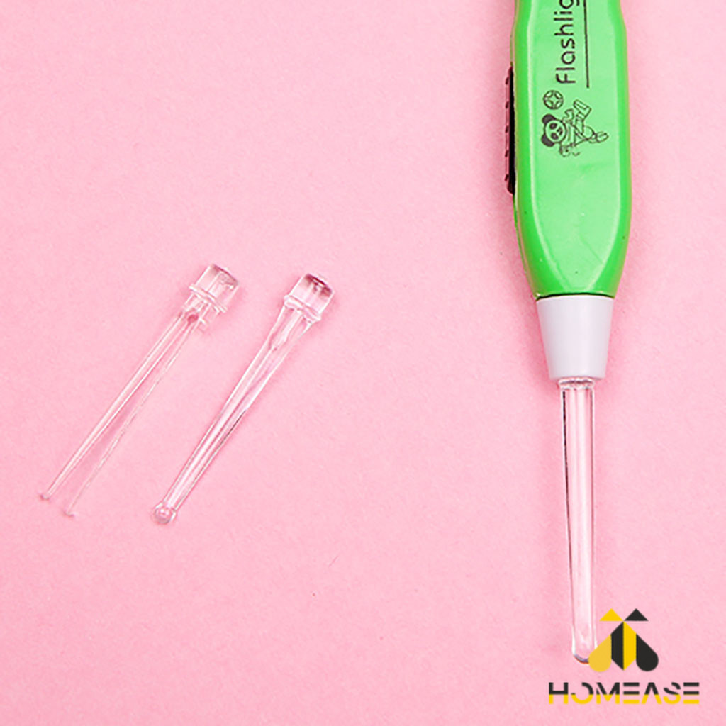 HA ไม้แคะหู พร้อมไฟLED ราคาถูก จัดส่งคละสี Luminous Ear Pick