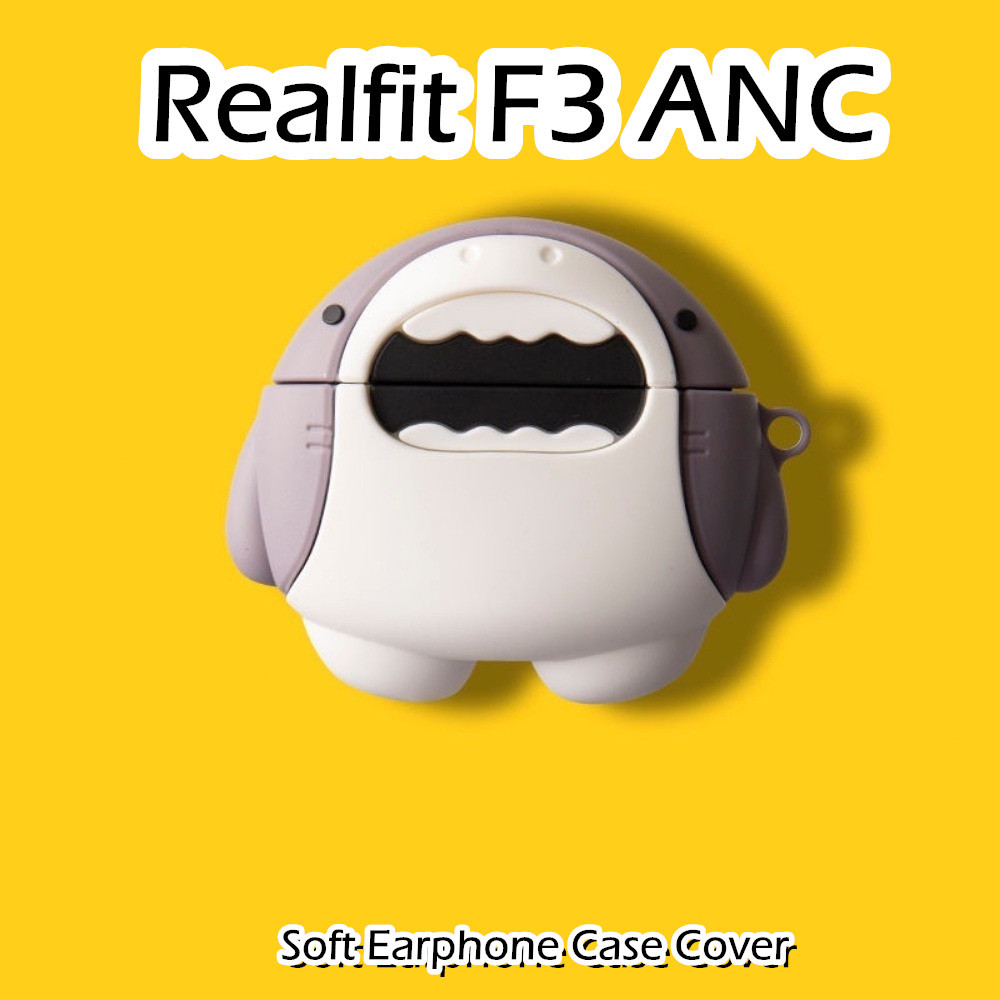 【Trend Front 】 สําหรับเคส Realfit F3 ANC นวัตกรรมการ ์ ตูนซิลิโคนอ ่ อนนุ ่ มเคสหูฟังปลอก NO.1