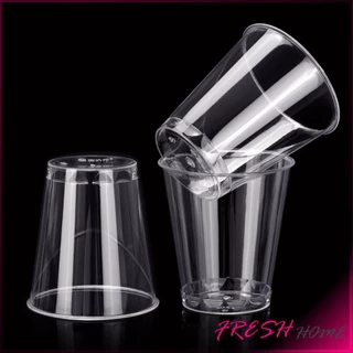 Fresh 50 ml / 30 ml แก้วน้ําพลาสติกใส ขนาดเล็ก แบบใช้แล้วทิ้ง 50 ชิ้น แก้วเปค Plastic Cup