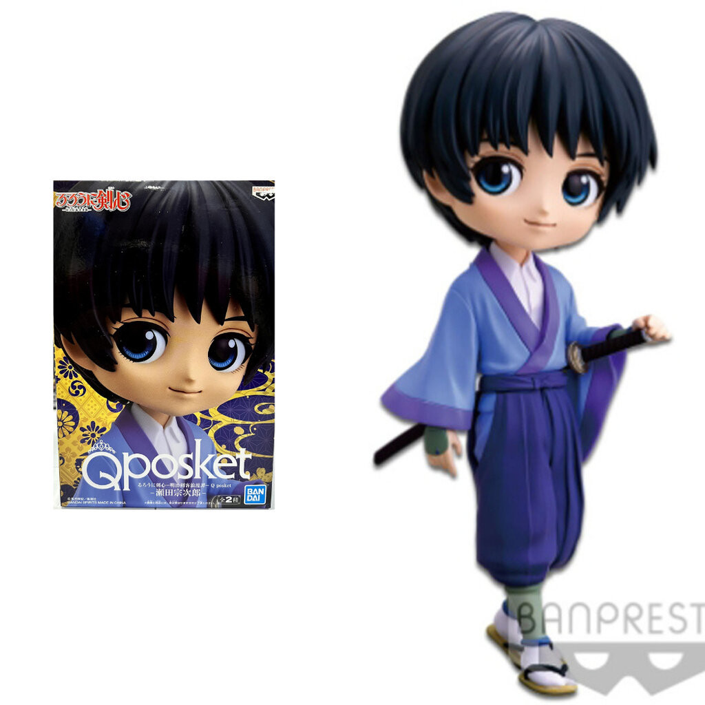 [พร้อมส่ง] BANPRESTO เซตะ โซจิโร่ Qposket Rurouni Kenshin - Sojiro Seta (Ver.A)