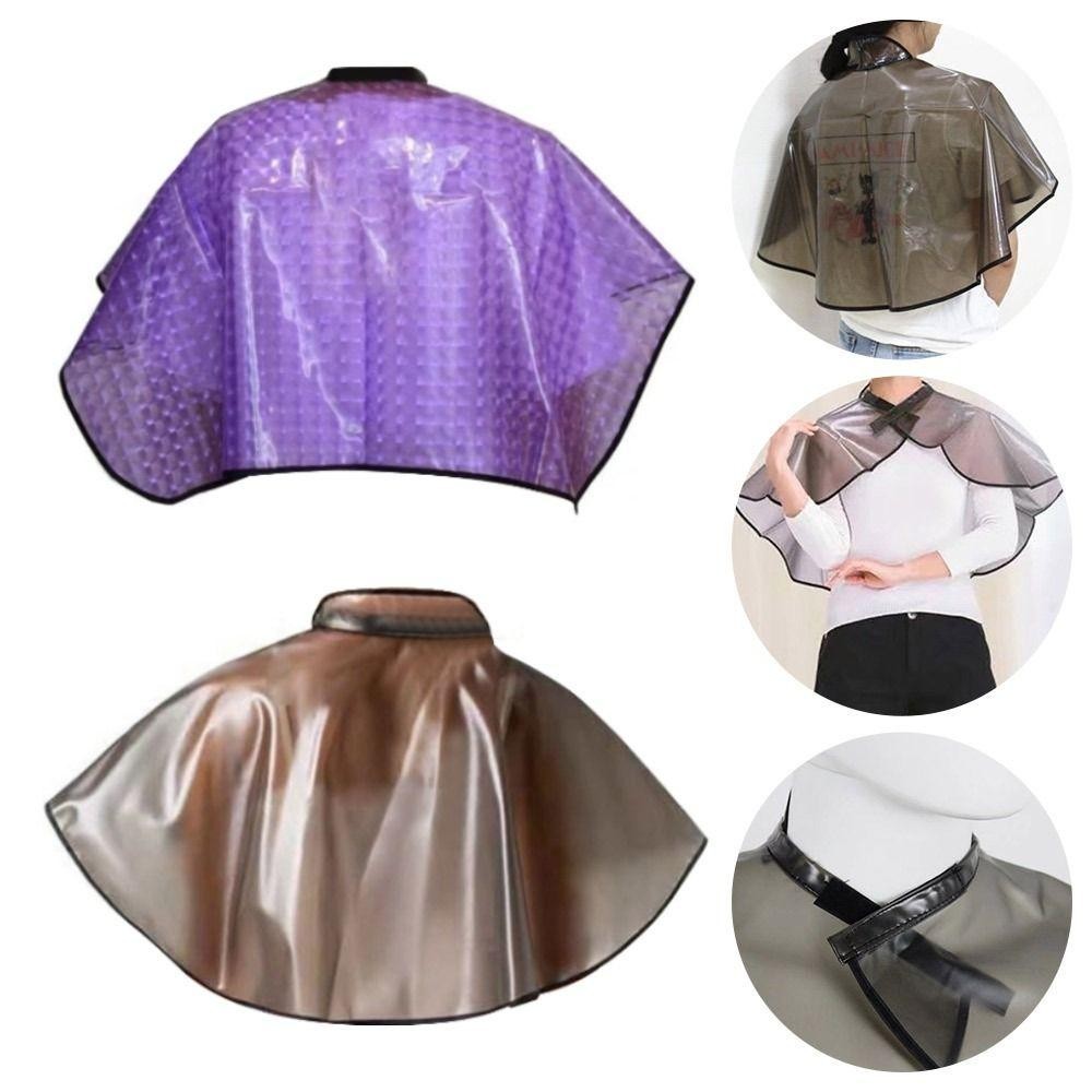 Yann1 ผ ้ ากันเปื ้ อนผมแห ้ ง , แชมพูกันน ้ ํา Capes, PVC Professional Beauty Salon Cape - รูปที่ 3
