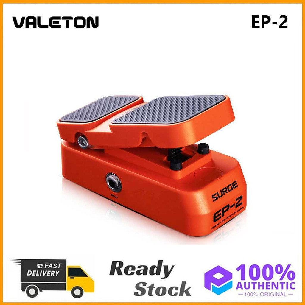 แป ้ นเหยียบเอฟเฟกต ์ กีตาร ์ Valeton Surge EP-2 Volume และ Expression 2 in 1 ดั ้ งเดิม