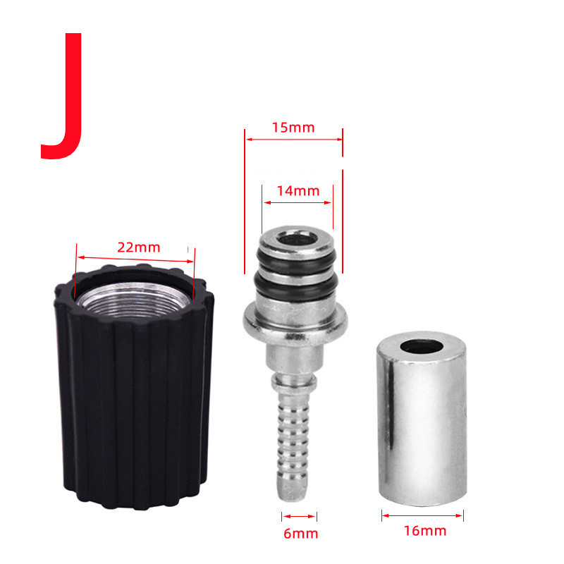เครื ่ องฉีดน ้ ําแรงดันสูงตัวเชื ่ อมต ่ อท ่ อสําหรับ Karcher K Lavor AR Daewoo Black & Decker ซ ่ อมอะแดปเตอร ์ พร ้ อมซ ็ อกเก ็ ต ราคา ถูกที่สุด ดีลบีเคเค แกลเลอรีภาพที่ 2