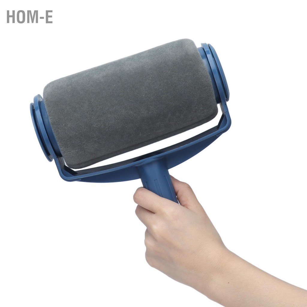 Hom-E ลูกกลิ้งทาสีมัลติฟังก์ชั่ DIY ลูกกลิ้ง แปรงทาสี Blue มือถือจิตรกรรม เครื่องมือ สำหรับพื้นหลังคาผนัง