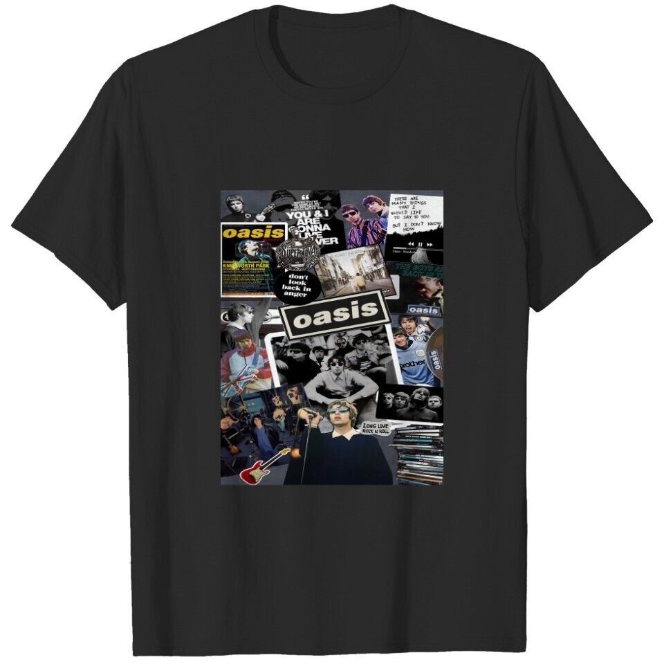 เสื้อยืด Oasis Vintage, 90S Oasis T Shirt, Oasis Merch, เสื้อวง Oasis