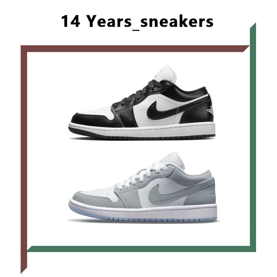 NK Air a/j 1 Black White Panda A/J 1 Classic Retro Casual Shoes0774-101/105