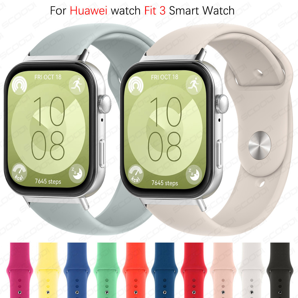 กีฬาสําหรับ Huawei นาฬิกา Fit 5/5 Pro/Fit 4/4 Pro/Fit 3 สายรัดข้อมือซิลิโคน Vitality อุปกรณ์เสริม