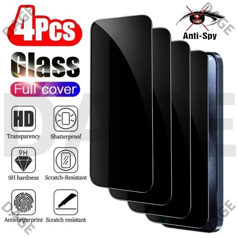 Cod กระจกนิรภัย Anti-Spy Samsung A25 A15 A20 A21S A30 A50 A33 A14 A05S A31 A71 A20S A73 A23 A34 A54 A24 A04S A04S A02E ตัวป้องกันหน้าจอส่วนตัว