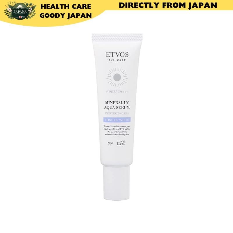 Etvos Mineral UV Aqua Serum SPF35 PA+++ 30g #Tone Up White