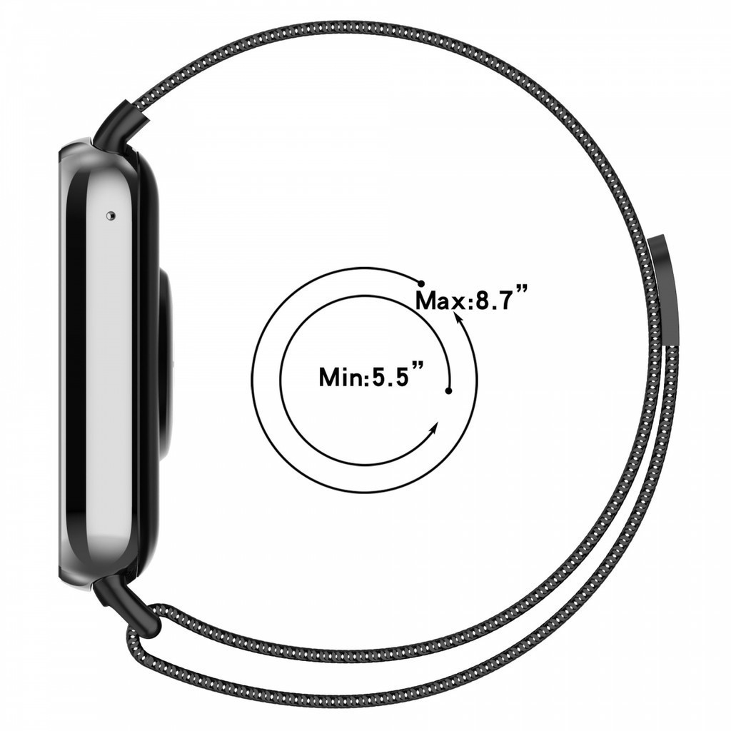 สาย สําหรับXiaomi Redmi Watch 4 นาฬิกา สาย สำรอง สายสแตนเลส Xiaomi Band 8 Pro / Xiaomi Mi Band 9 Pro