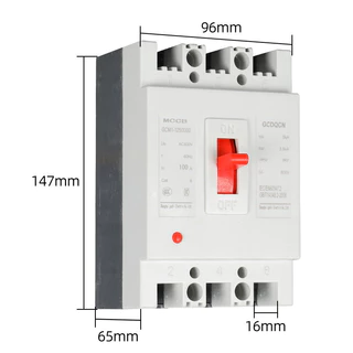 CCS เบรกเกอร์ MCCB 3P 220-380V โนฟิว CM30-63CW CM30-125CW ตัวเลือก 10A 20A 30A 50A 63A 80A 100A เมน เบรคเกอร์