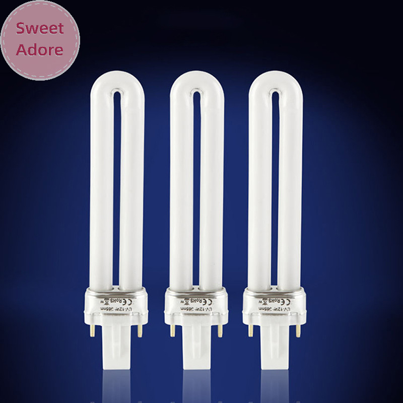 Sweetadore 9W/12W U-Shape UV หลอดไฟสําหรับ LED เจลเครื ่ องเล ็ บโคมไฟบ ่ มเครื ่ องเป ่ า TH