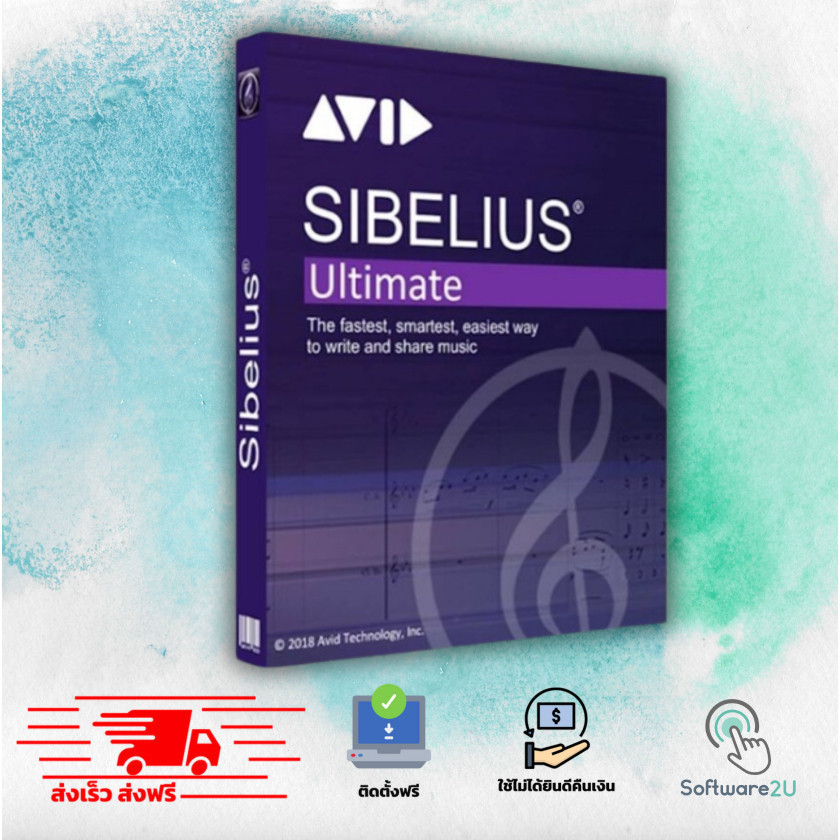 Avid Sibelius Ultimate [ตัวเต็ม] [ถาวร] โปรแกรมแต่งเพลง