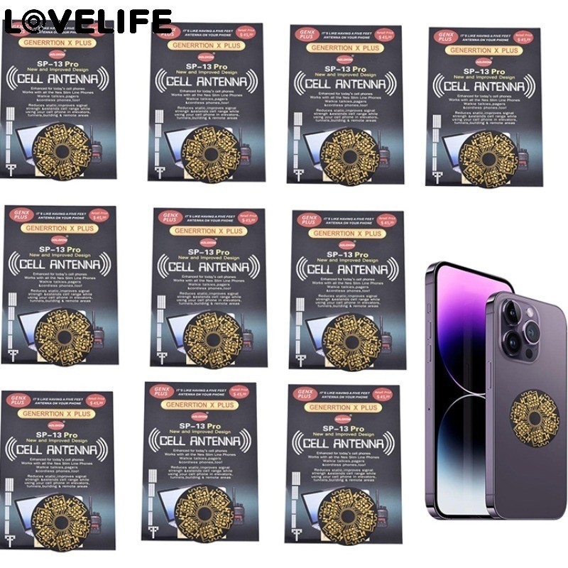 [ ที่โดดเด่น ] เครื่องขยายสัญญาณมือถือ - แพทช์โลหะ - แบบพกพา วงกลม - เครื่องมือตั้งแคมป์ - สติ๊กเกอร์เพิ่มประสิทธิภาพสัญญาณเสาอากาศ - สําหรับ เอสพี-9 11 12 13 มือโปร