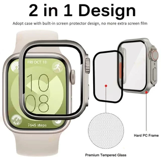 กรณีพีซี + กระจก สําหรับ Huawei Watch Fit 5 5 Pro สมาร์ทนาฬิกาเปลี่ยนเป็นอัลตร้าหน้าจอป้องกันปกคลุม สําหรับ Huawei Watch Fit 4/3 อัพเกรดอุ