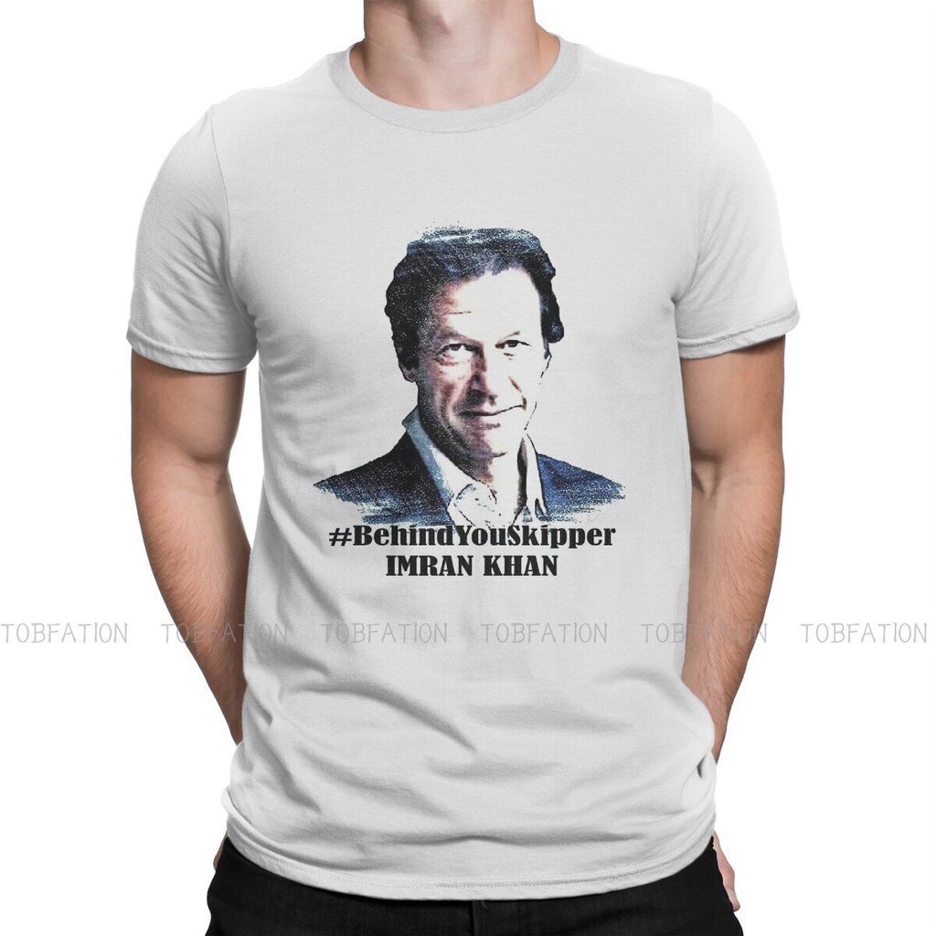 Imran Khan Pti สินค้าปากีสถานเสื้อยืดสําหรับชายหลังคุณ Skipper Basic Leisure Tee T เสื้อแปลกใหม่อินเ