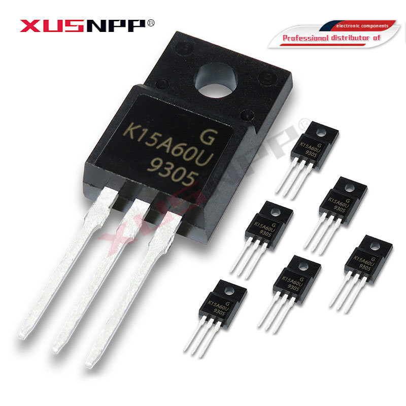 10pcs K15A60U TO-220F K15A60D TO-220F TK15A60U TO-220 TK15A60D K15A60 TK15A60 ใหม่ส่วนประกอบอิเล็กทร