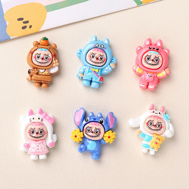 [3 @] การ์ตูน diy เรซิ่นอุปกรณ์เสริมเครื่องประดับ Labu Xiaodi ครีมกาว Handmade Hairpin เคสโทรศัพท์รองเท้าหัวเข็มขัดอุปกรณ์เสริม ML