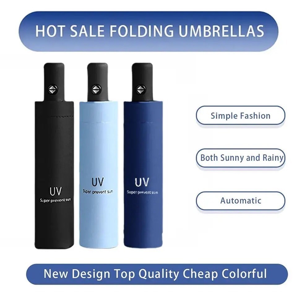 ร่มกันแดด อัตโนมัติ กันแสง UV 95% ร่มอัตโนมัติ กันน้ำ กันแดด ได้ดี กดเปิด-ปิด อัตโนมัติ