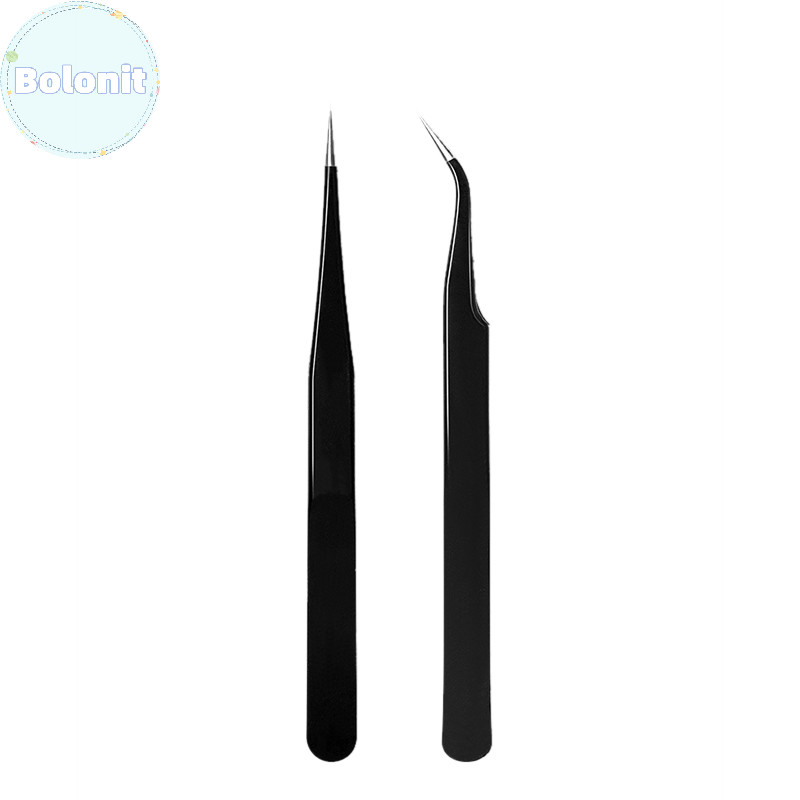Bolonit Firm เครื่องมือเครื่องประดับเล็บ el Precision Tweezer ESD-15 Stainless Steel TH