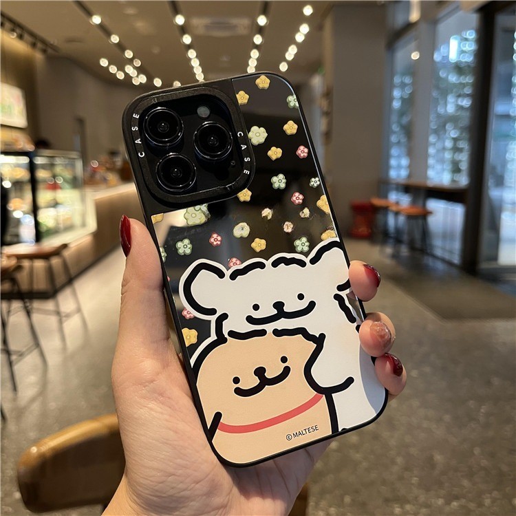 เคสไอโฟน16 15 14 13 12 11 Pro Max Case Lovely น่ารัก Puppy กันกระแทก Compatible เคส iphone 11,12,13,14,15 Pro Max,X/XS, XR,7 +,8Plus