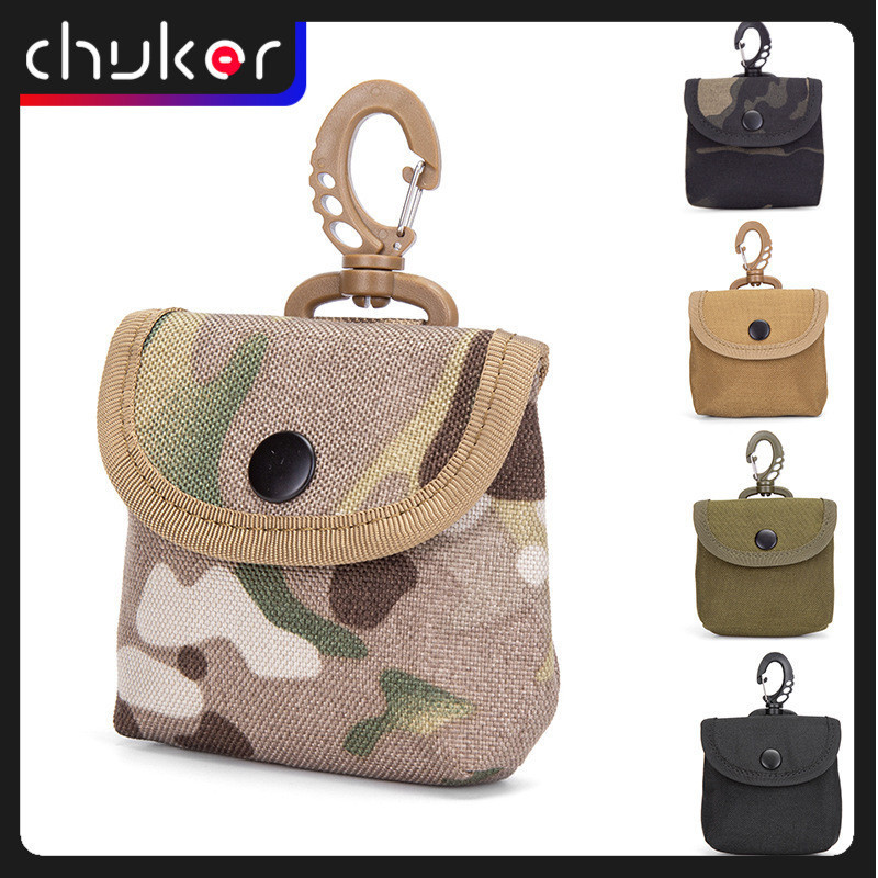 Mini Key Case กระเป ๋ าพกพากระเป ๋ าใส ่ เหรียญกระเป ๋ าหูฟัง MOLLE System กระเป ๋ ายุทธวิธี