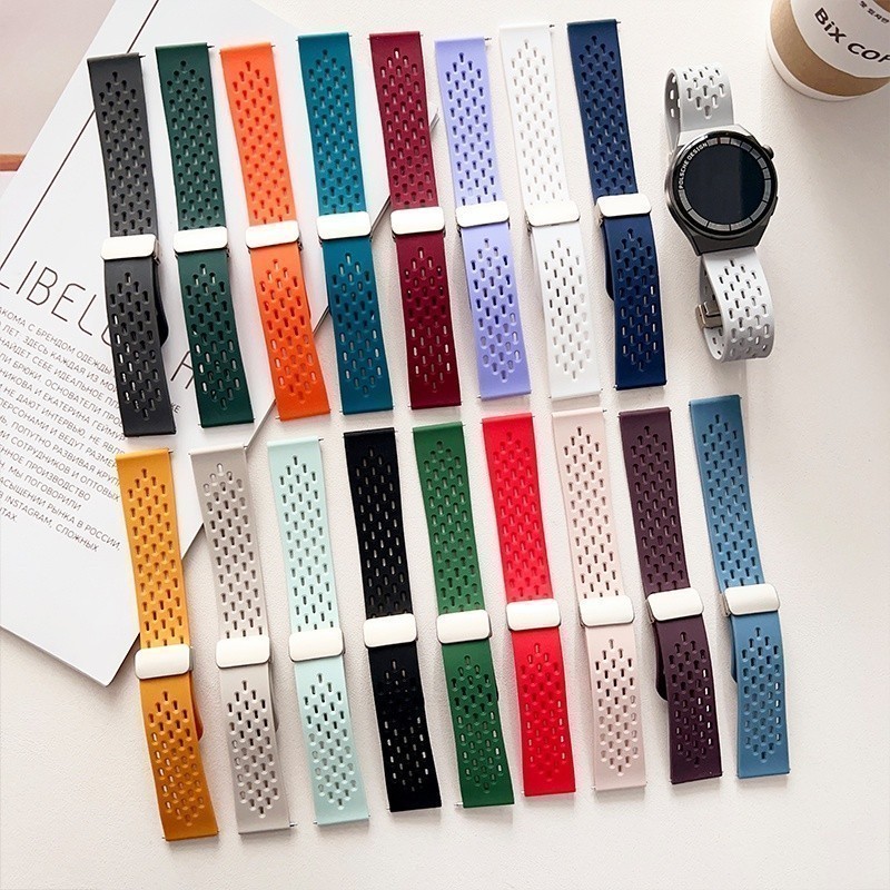 Omega X Swatch สายนาฬิกาข้อมือซิลิโคน หัวเข็มขัดแม่เหล็ก สําหรับ Omega Smartwatch