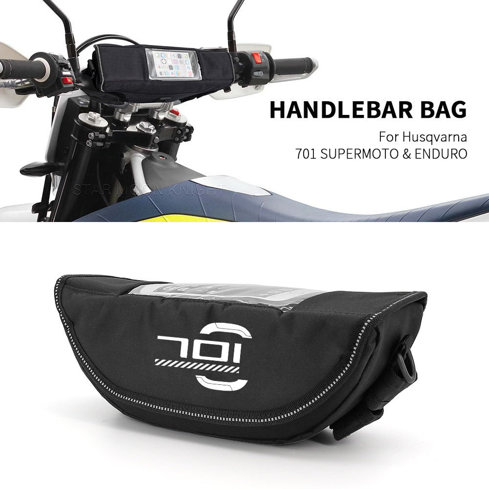 อุปกรณ์เสริมรถจักรยานยนต์กันน้ําสําหรับ Husqvarna 701 SUPERMOTO & ENDURO พร้อมกระเป๋าแฮนด์และกระเป๋าเดินทาง
