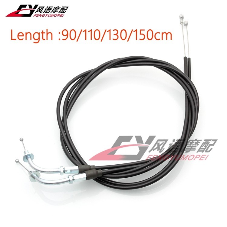 90-150 ซม.เหมาะสําหรับ Harley XL883/1200 X48 Dinah Road King Glider Successor คันเร่งสาย