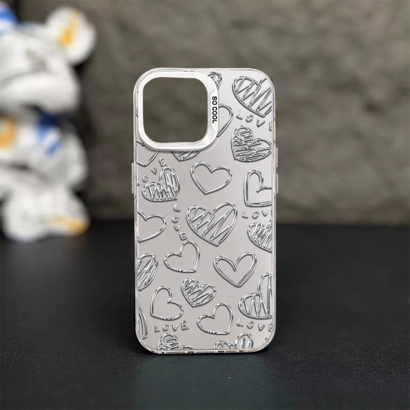 บุคลิกภาพที่สร้างสรรค์รัก suites15 14 13 12 11pro maxpluxxs xrกระเป๋ากล้องxsmax7/8/SE(2020) ซิลิโคนแ